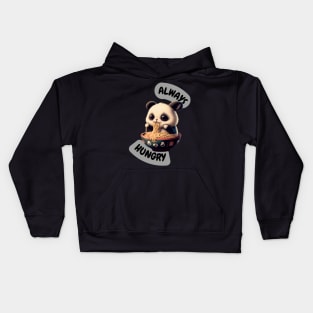 Always Hungry Panda Kids Hoodie